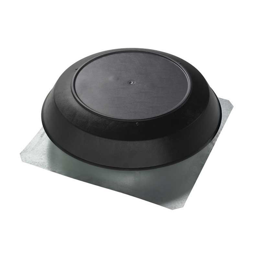 Attic Ventilator, Black Dome, 1200 CFM.