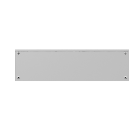 10x36x10 Screw Cover Wireway Type 3R UL Listed Steel Knockouts ANSI 61 Gray Quad D Knockout For Lock