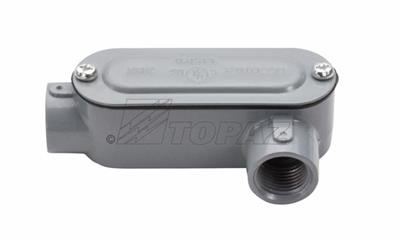3-1/2" Threaded LL Type Rigid Conduit Body with Cover