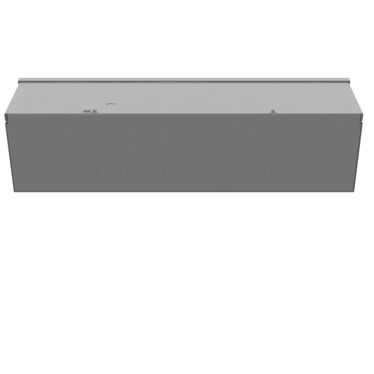 6x24X6 Screw Cover Wireway Type 3R UL Listed Steel KOs ANSI 61 Gray Quad D KO For Lock