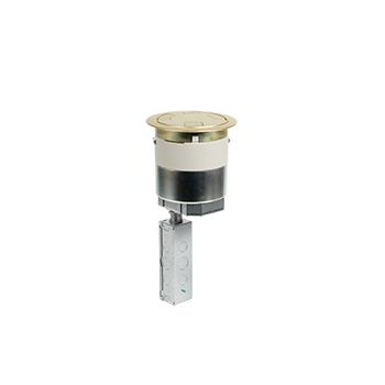 6IN PREWIRED SURF STYLE ASSEMBLY SB SATIN BRASS