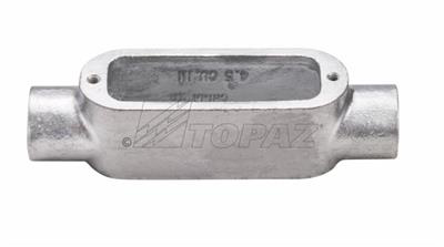 1" Malleable Iron Rigid Threaded Type C Conduit Body