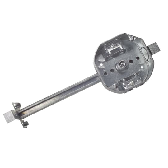 4 IN. OCT BX,W/ARMD CLAMP & HANGER