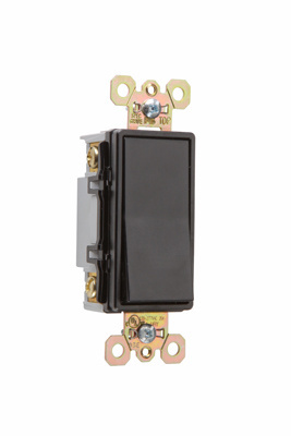 20A 120V/277V Specification Grade 4-Way Decorator Paddle Switch, Black