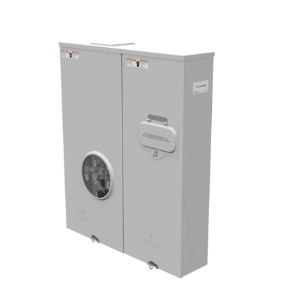 4 Terminal Ringless Large Closing Plate Lever Bypass 2-200 Ampere Main Breaker 9-16 In Barrel Lock With Bracket Provision