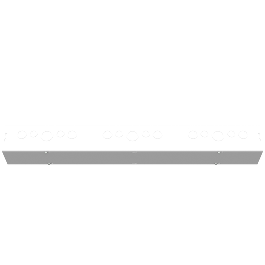 4X36x4 Screw Cover Wireway Type 1 UL Listed Steel Knockouts ANSI 61 Gray