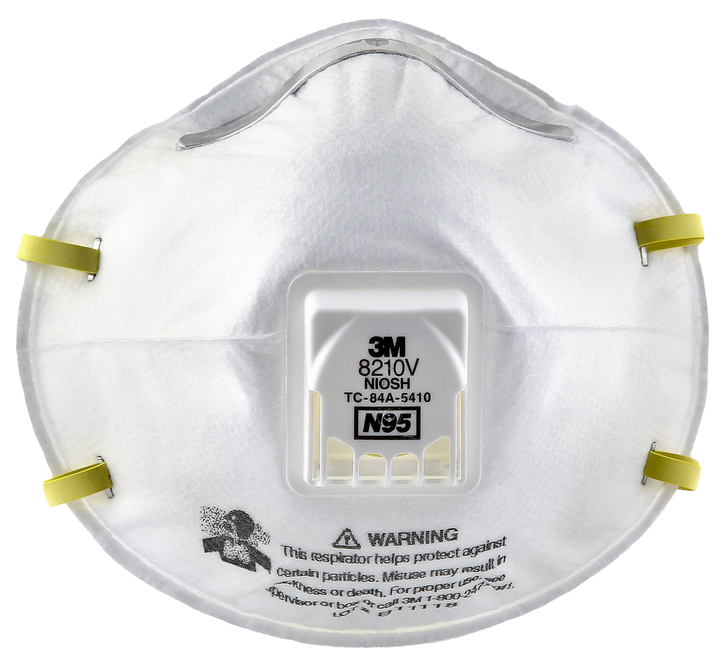 3M Particulate Respirator 8210V, N95 80 EA/Case