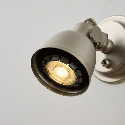 Vintage Wall Light Bauhaus American-Style Metal Light