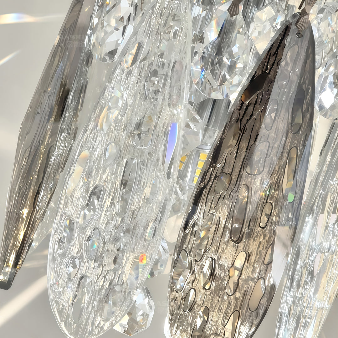 Wall Mount Pendant Light Modern Luxury Crystal Bedside Light