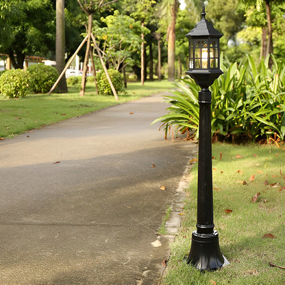 [Open-Box] Elegant Slim Post LED Outdoor Post Lights Black/Bronze Pathway Lamps