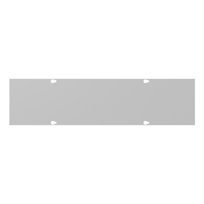 6x24 Wireway Cover Non-UL Listed Steel ANSI 61 Gray