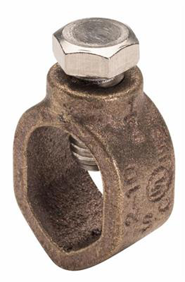 1/2" Bronze Ground Rod Clamps for Direct Burial