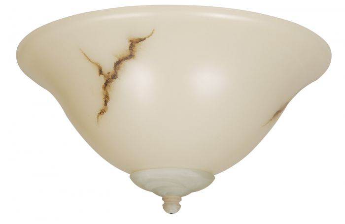 2 Light Elegance Bowl Fan Light Kit - LKE49-LED