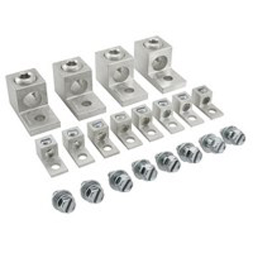 Aluminum Transformer Lug Kit, Dual Rated, Includes (8) TA-2, (4) TA-250, (8) Bolts 1/4-20 x 3/4, (8) Free Spin Flange Nuts 1/4-20