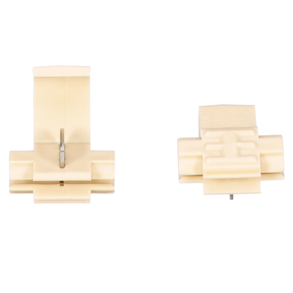 3M Scotchlok Electrical IDC 564-BULK, Double Run, White, 18-14 AWG, 500 per carton, 5000/case