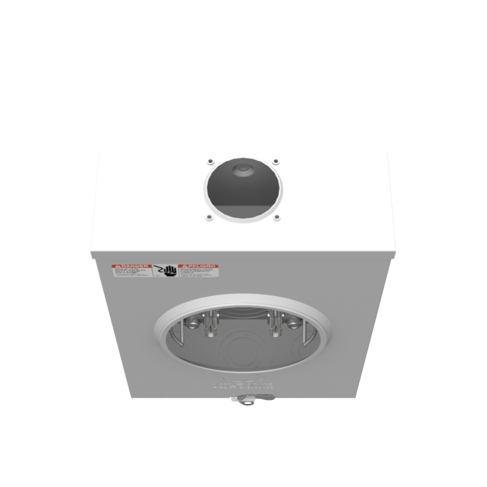 4 Terminal Ringless Small Hub Open Triplex Ground