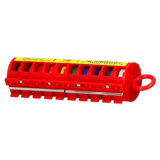 3M ScotchCode Wire Marker Tape Dispenser with Tape STD-C, compact design for easy handling, 25/Case