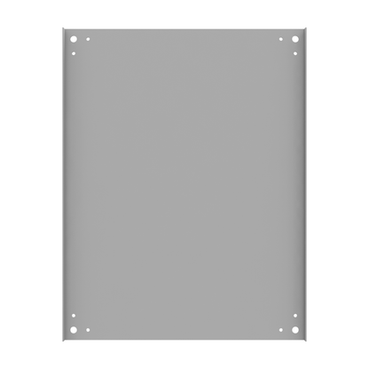 Back Panel Non UL Listed 30x24 Hinge Cover White Steel