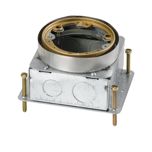 1-GANG FLUSH SVC FLR-BX 60CU STL