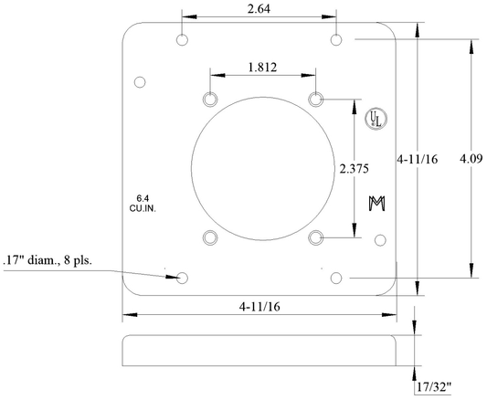 11523, Square Box Cover