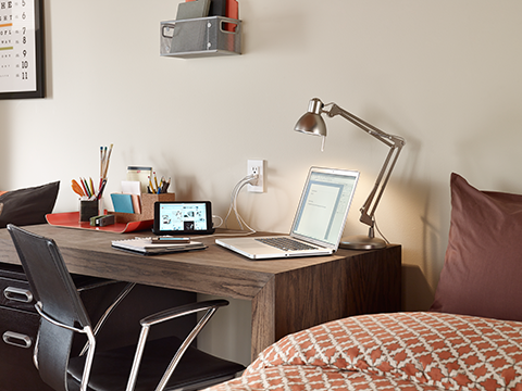 3.6A USB Type-A/Type-A Wall Outlet Charger with 15A Tamper-Resistant Receptacles
