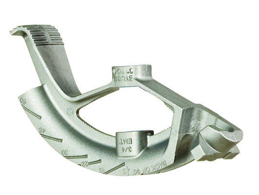 Aluminum Bender Head - 3/4" EMT, 1/2" Rigid & 1/2" IMC