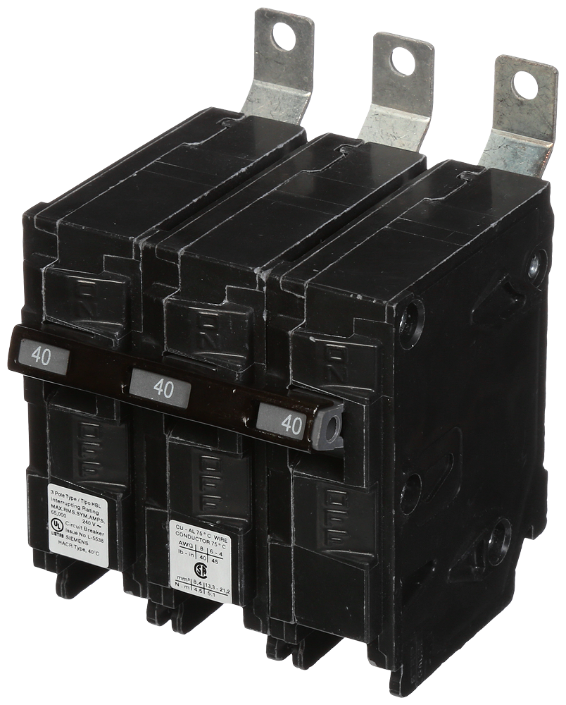 BREAKER 40A 3P 240V 65K HBL