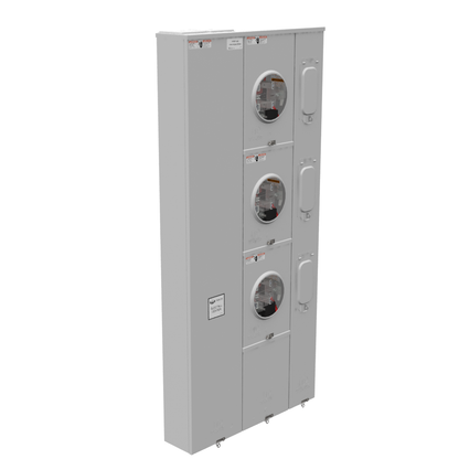 5 Terminal Ringless Large Closing Plate Lever Bypass 3 Position 3-200 Ampere Main Breaker Provision Long Island Lighting Company