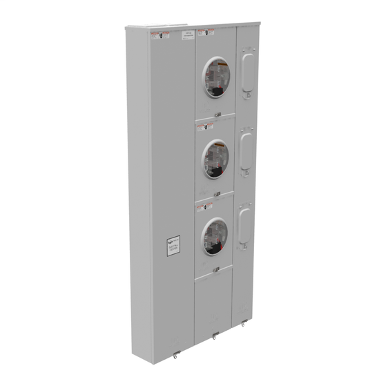 5 Terminal Ringless Large Closing Plate Lever Bypass 3 Position 3-200 Ampere Main Breaker Provision Long Island Lighting Company