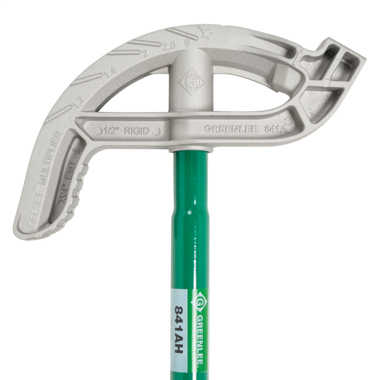 Aluminum Hand Bender Head with Handle for 3/4” EMT, 1/2” Rigid/IMC