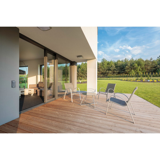 1-Gang Weatherproof Cover, Vertical, Decorator, White, Shrink