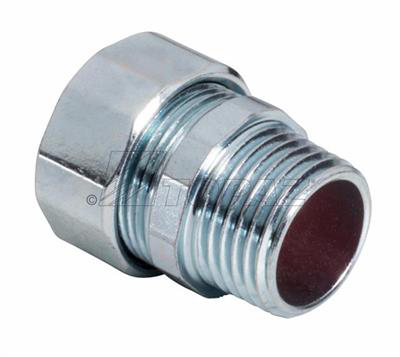 1" Steel Flexible Cord Connectors Cable Range .55"-.65"