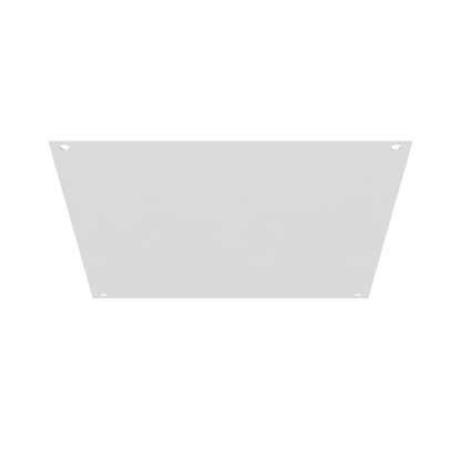 Back Panel Non UL Listed 24X24 Hinge Cover White Steel