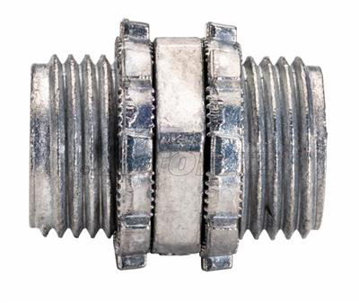 1/2" Box Spacing Connector with Twin Locknuts