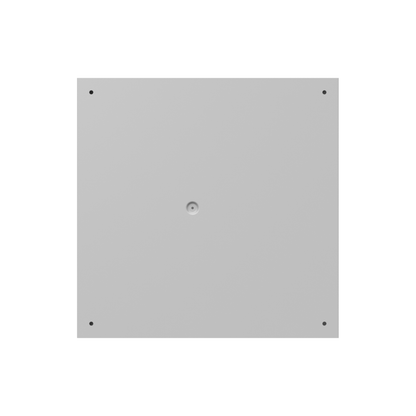 18x8x18 Screw Cover Type 1 UL Steel No KO Gray Cover w/ Teardrop Slots Holes In Back