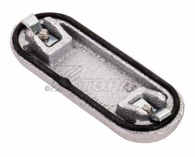 2" Form 7 Iron Conduit Body Cover with Integral Gasket