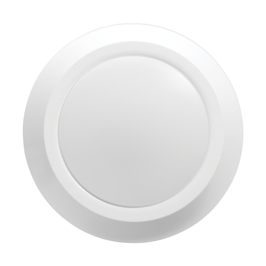 7 in.; LED Flush Mount Fixture; Disk Light; White Finish; 4000K
