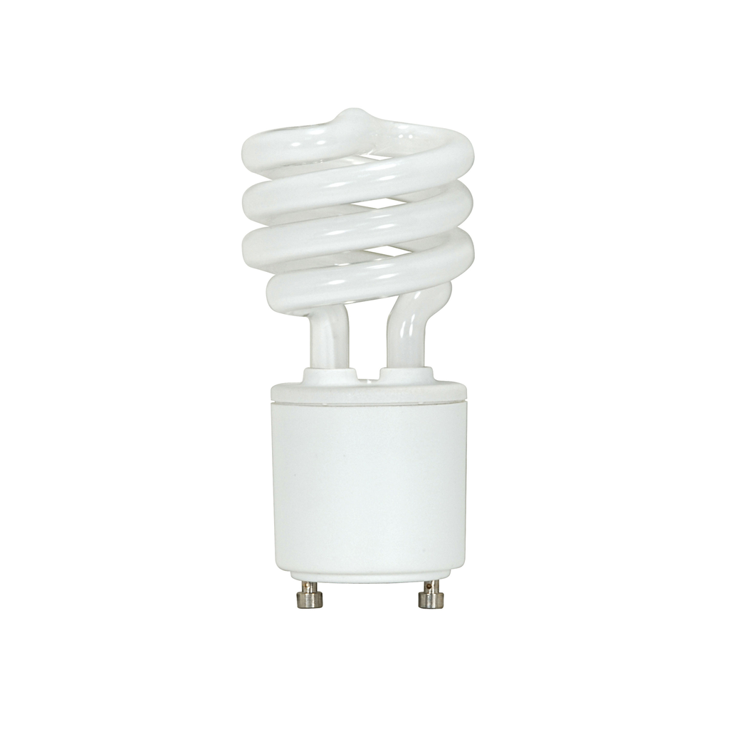 13 Watt; Mini Spiral Compact Fluorescent; 3500K; 82 CRI; GU24 base; 120 Volt
