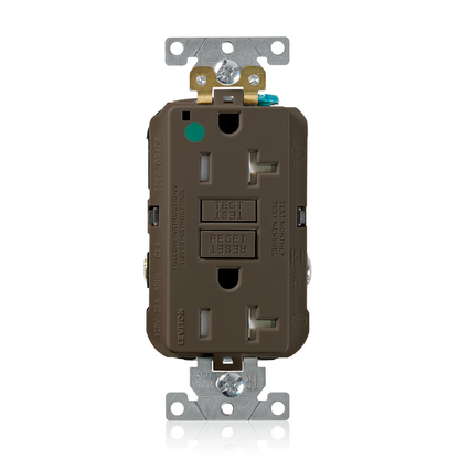 20 Amp SmartlockPro® GFCI Receptacle/Outlet, Hospital Grade, Tamper-Resistant