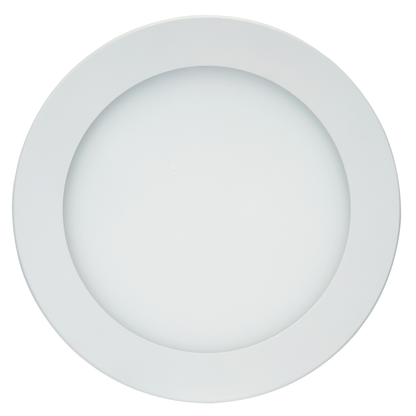 12 watt LED Direct Wire Downlight; Edge-lit; 6 inch; 3000K; 120 volt; Dimmable; Round; Remote Driver