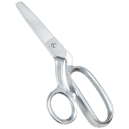 Bent Trimmer w/Ring, Extra Blunt, Serrated 10-Inch