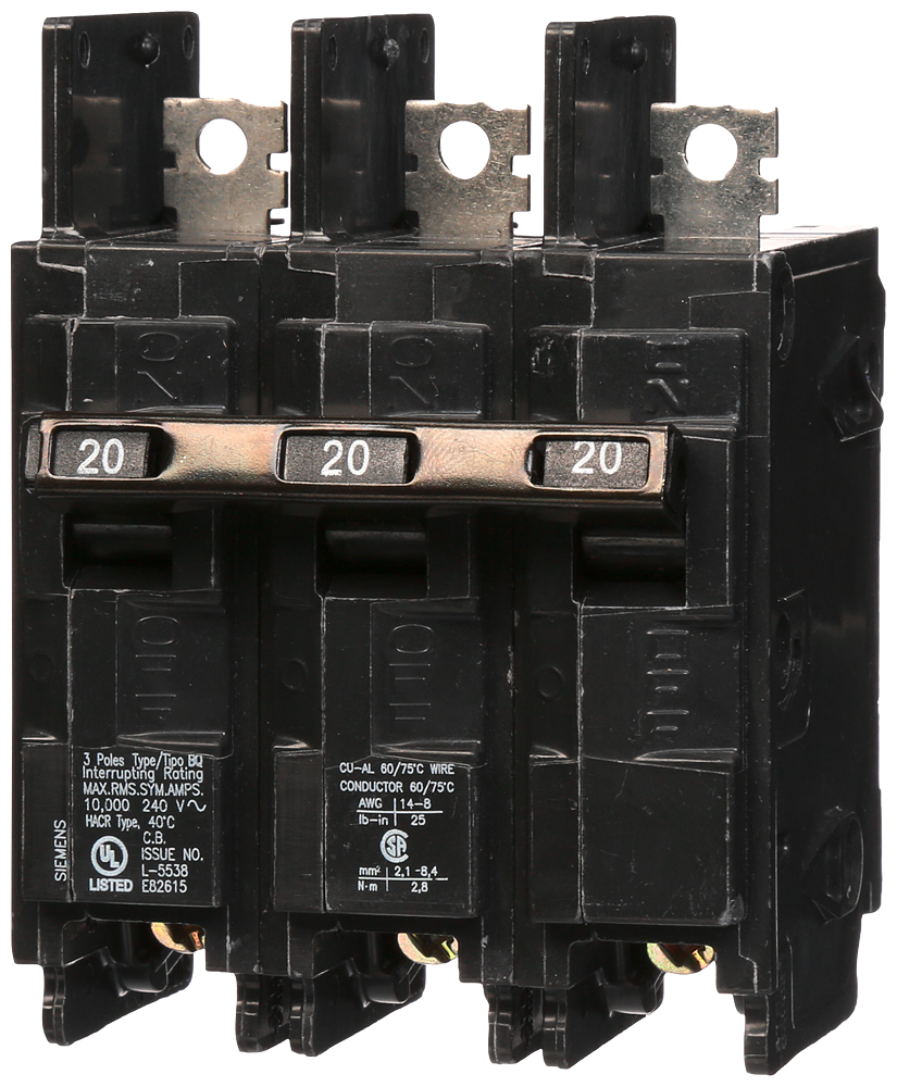 BRKR BQ 3P 240V 20A 10K
