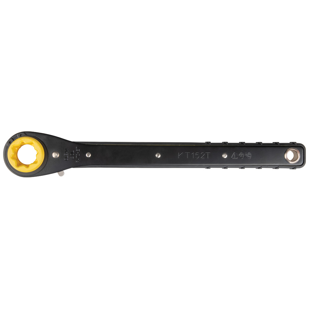 4-in-1 Lineman's Slim Ratcheting Wrench