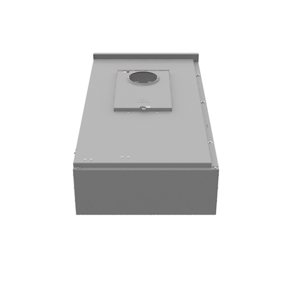 6 Terminal Ringless 2 Large Closing Plates Test Switch Prewired 26in-51in-10in Painted Steel Long Island Lighting Company