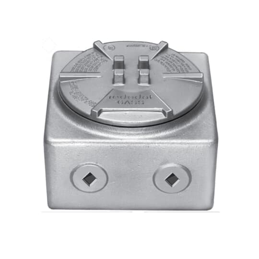 3/4 IN BOX, COVER & PLUGS, ALUM, XP