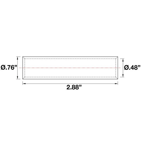 Aluminum Long Barrel Compression Splices 3/0 Awg