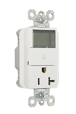 20A, 125V Heavy Duty Spec Grade Plug Load Timer Receptacle