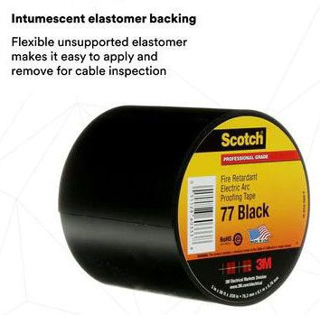 77B-3X20FT, Fire and Electric Arc Proofing Tape