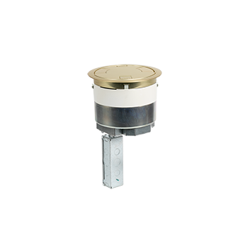 8IN PREWIRED SURF STYLE ASSEMBLY SB SATIN BRASS