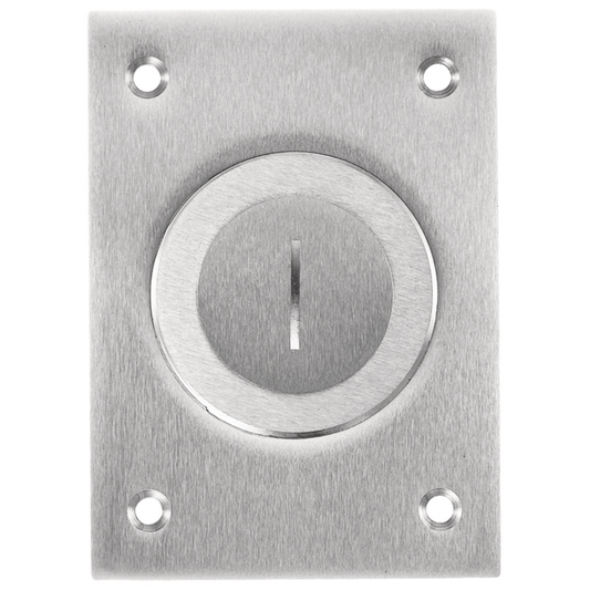 1-Gang Cover, Rectangular, Combination 2-1/8"X 1" Threaded Opening, Aluminum